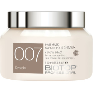 BIOTOP 007 Маска для волос с кератином, 550 мл