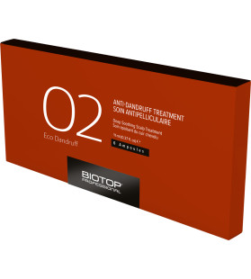 BIOTOP 02 Ампулы против перхоти Eco Dandruff 6x11 мл