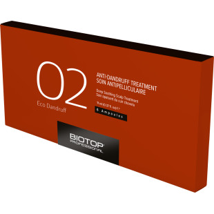 BIOTOP 02 Ампулы против перхоти Eco Dandruff 6x11 мл