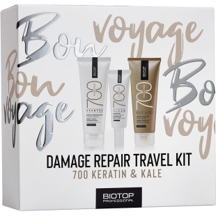 BIOTOP 700 Набір Travel Keratin + Kale, (75мл/75мл/30мл)